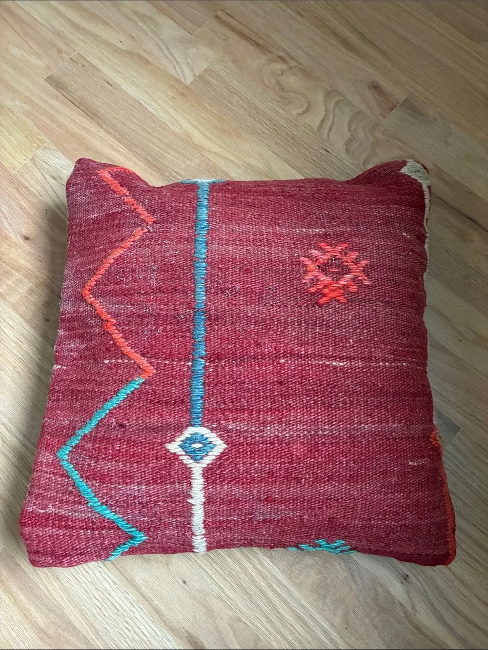 Vintage Turkish Handwoven Kilim Pillow